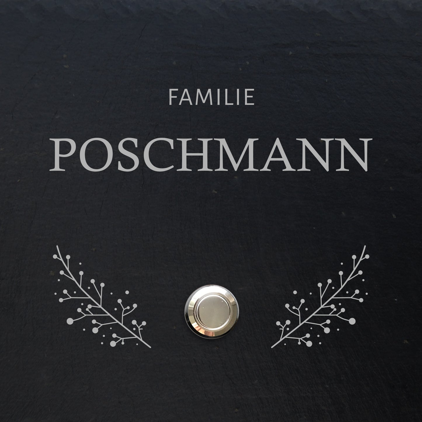 Klingelschild POSCHMANN