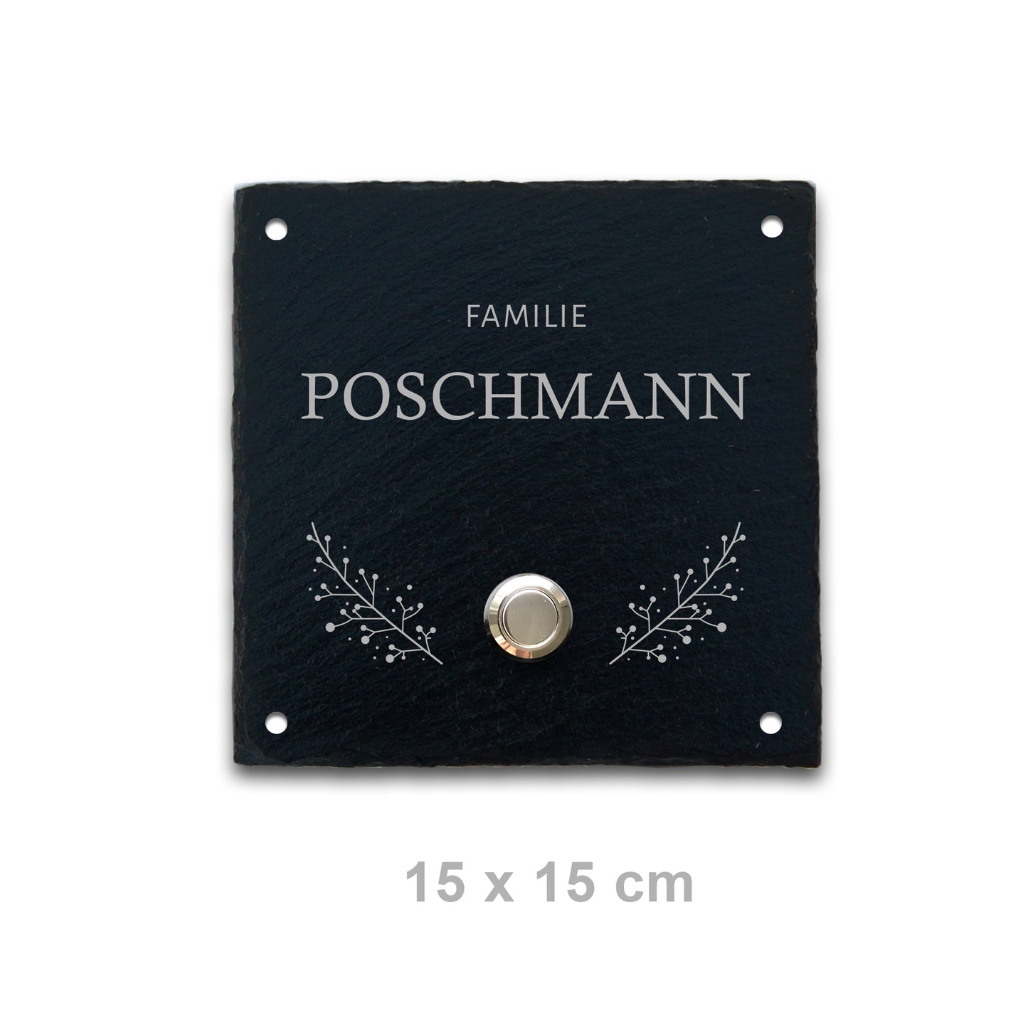 Klingelschild POSCHMANN