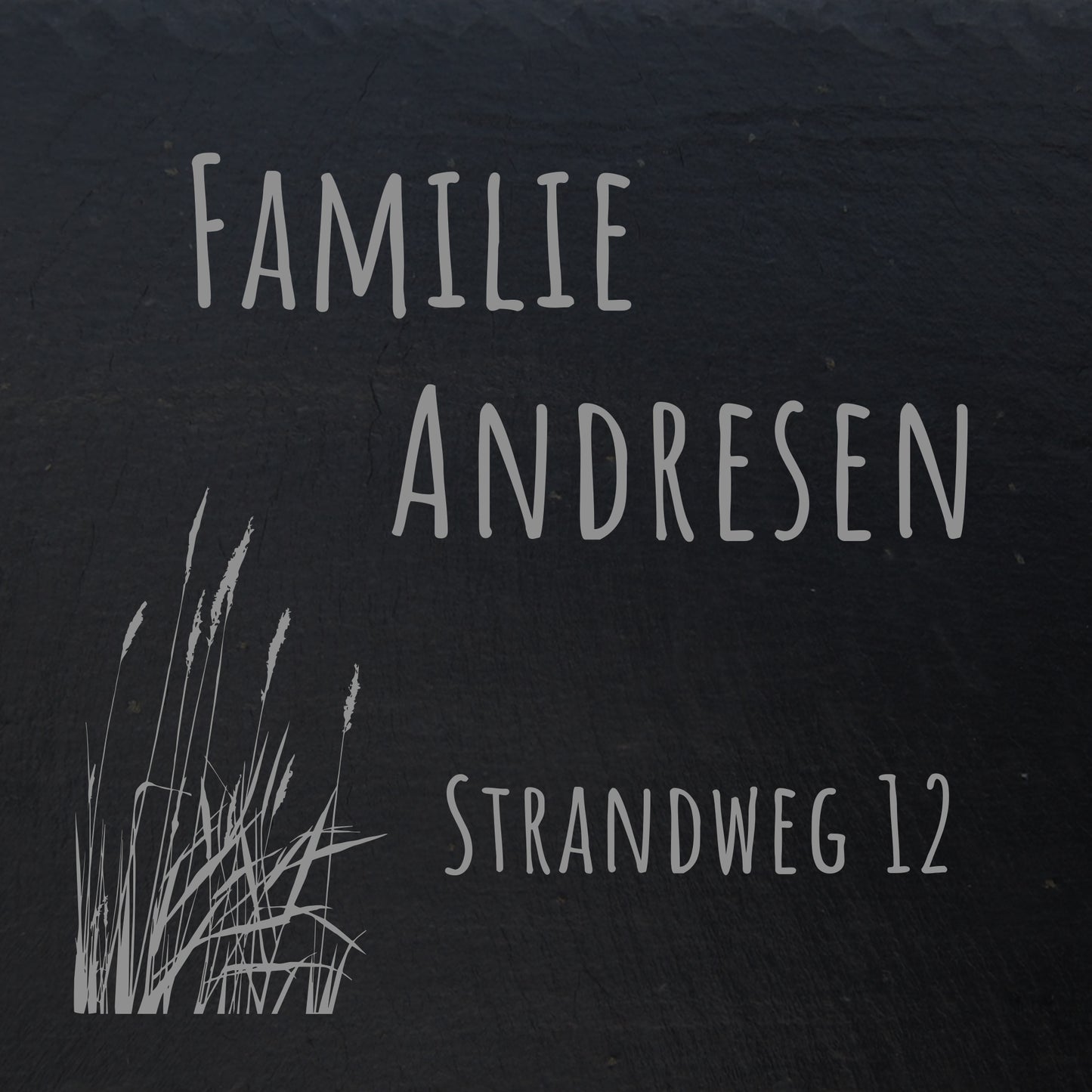 Türschild STRANDGRAS