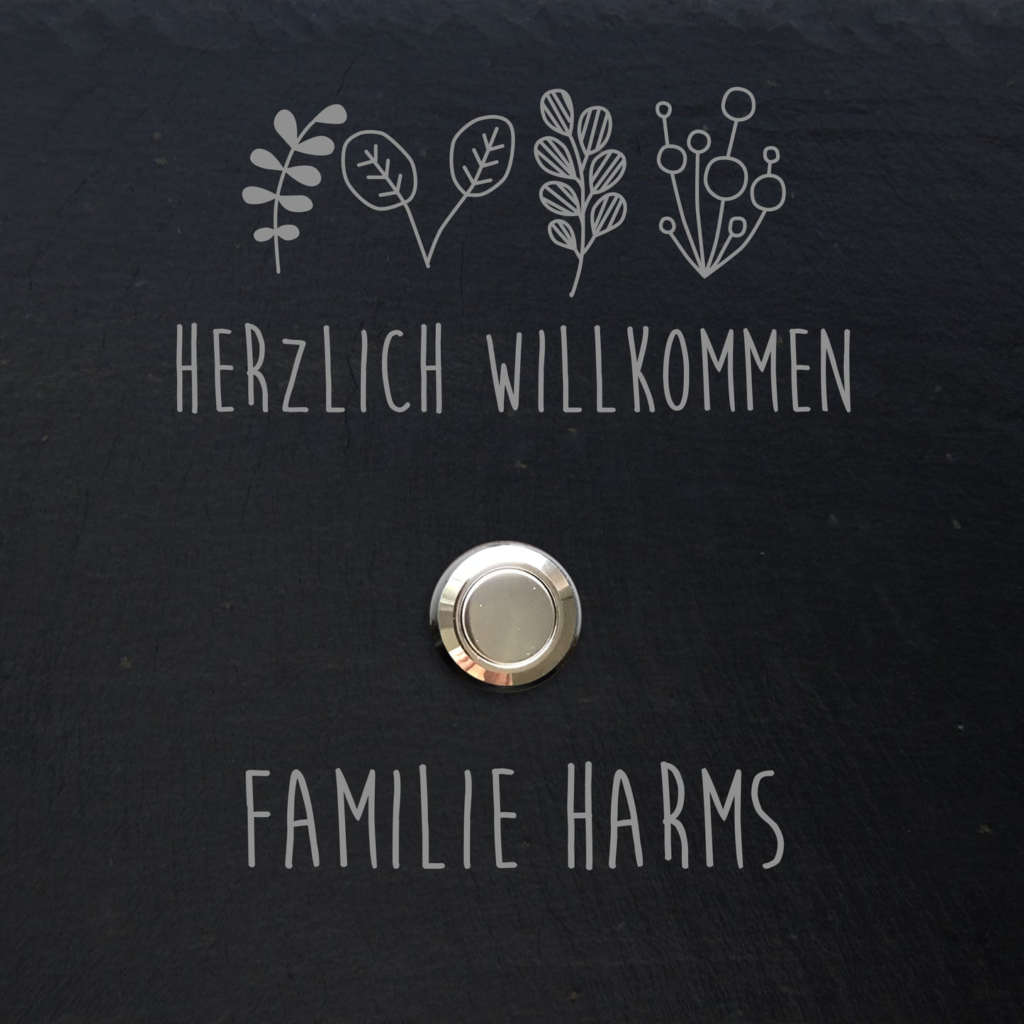 Klingelschild HARMS