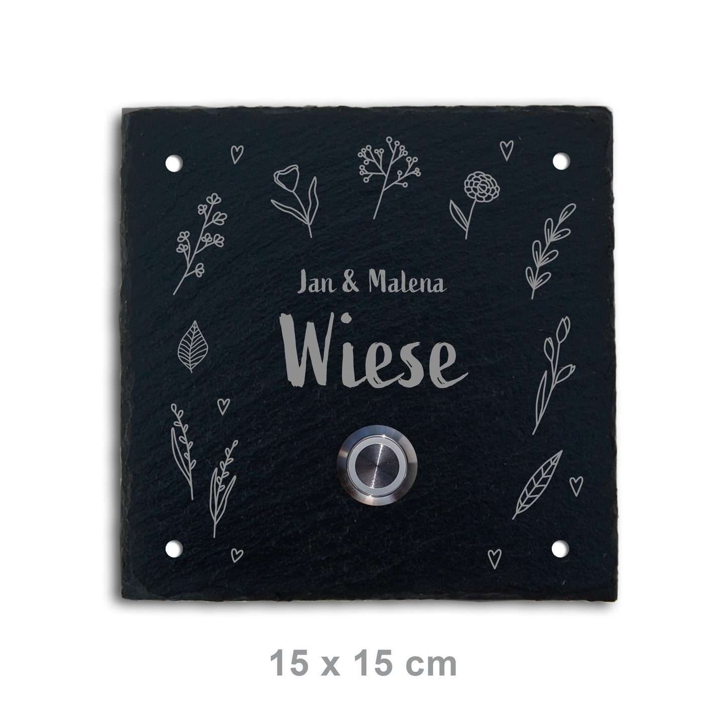 Klingelschild WIESE