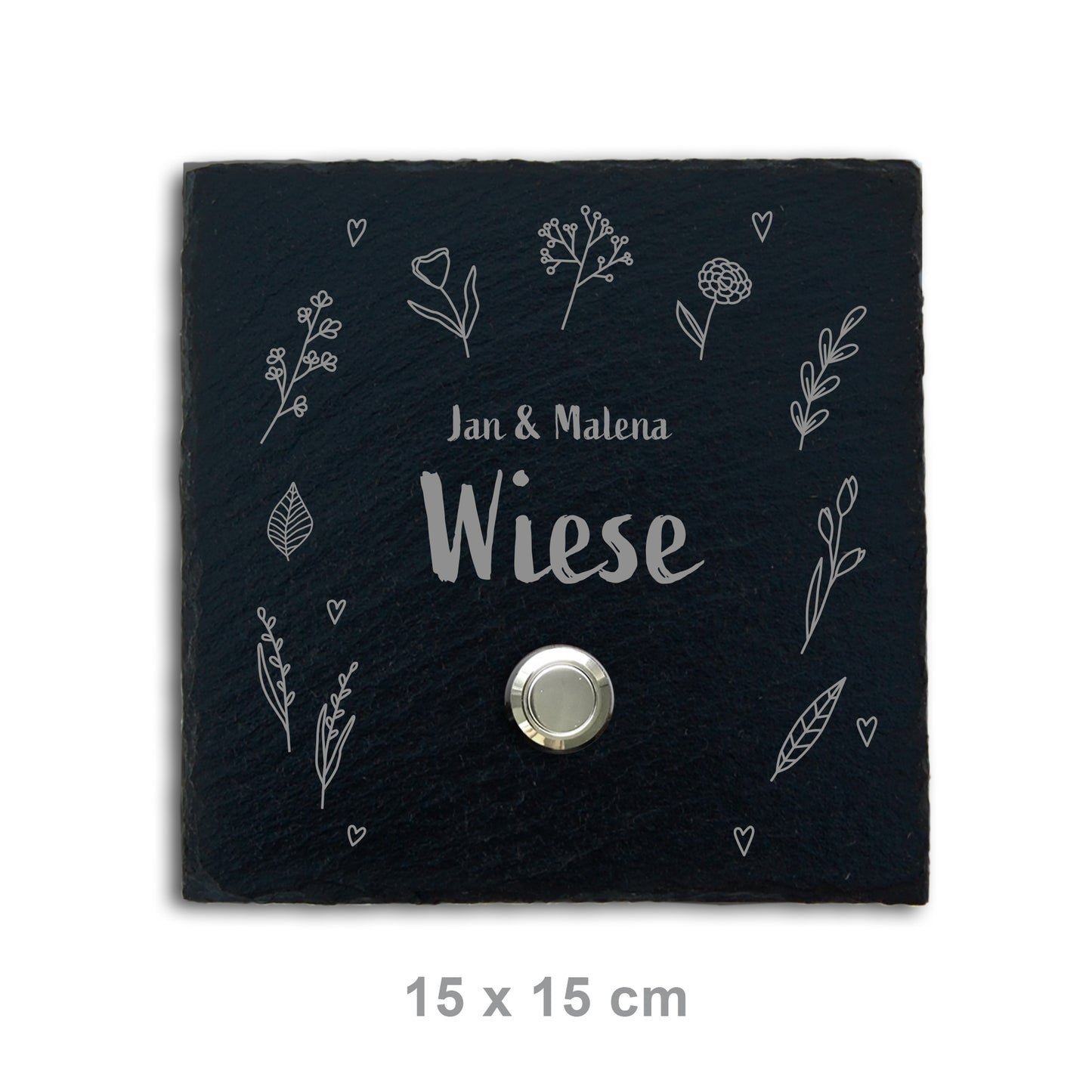 Klingelschild WIESE