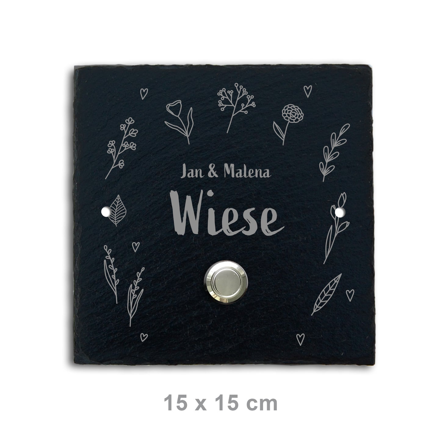 Klingelschild WIESE