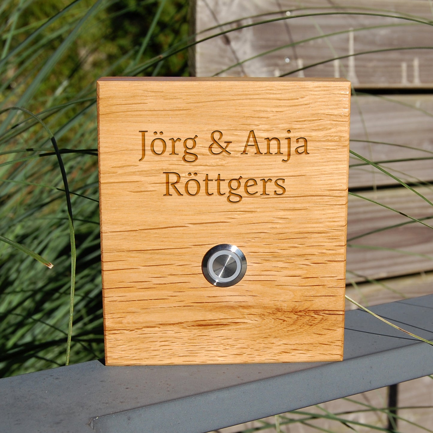 Eiche Klingelschild RÖTTGERS