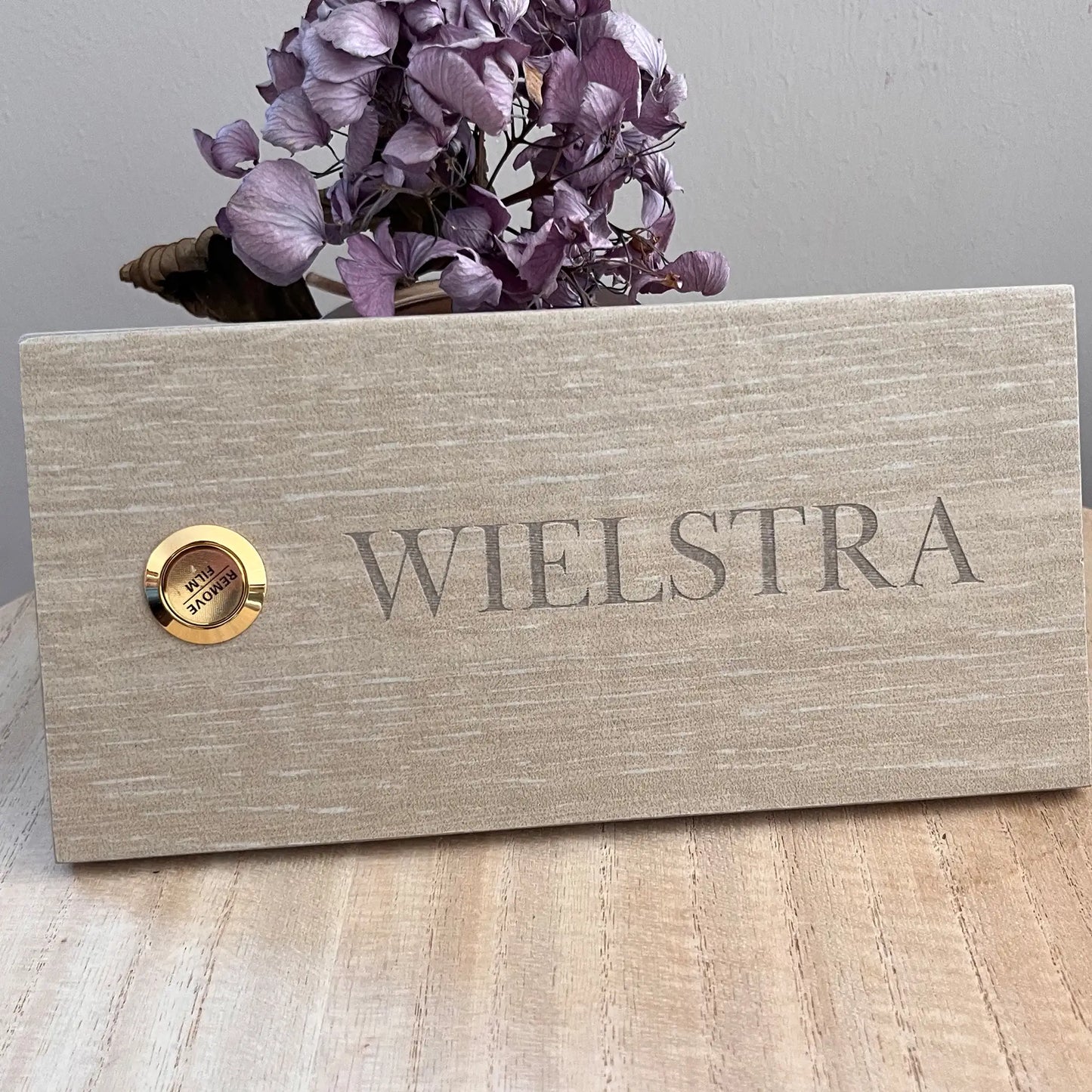 Personalisiertes Klingelschild (20x15 cm) aus FEINSTEINZEUG - KERAMIK - Jeske Design
