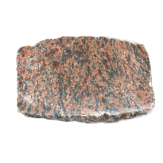 Grab- & Gedenkstein roter Granit poliert für Haustier, Hund, Katze - Block Nr 1
