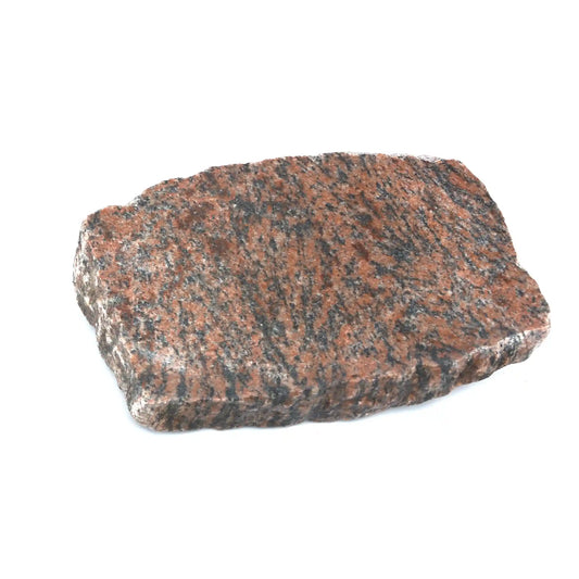 Grab- & Gedenkstein roter Granit poliert für Haustier, Hund, Katze - Block Nr. 2