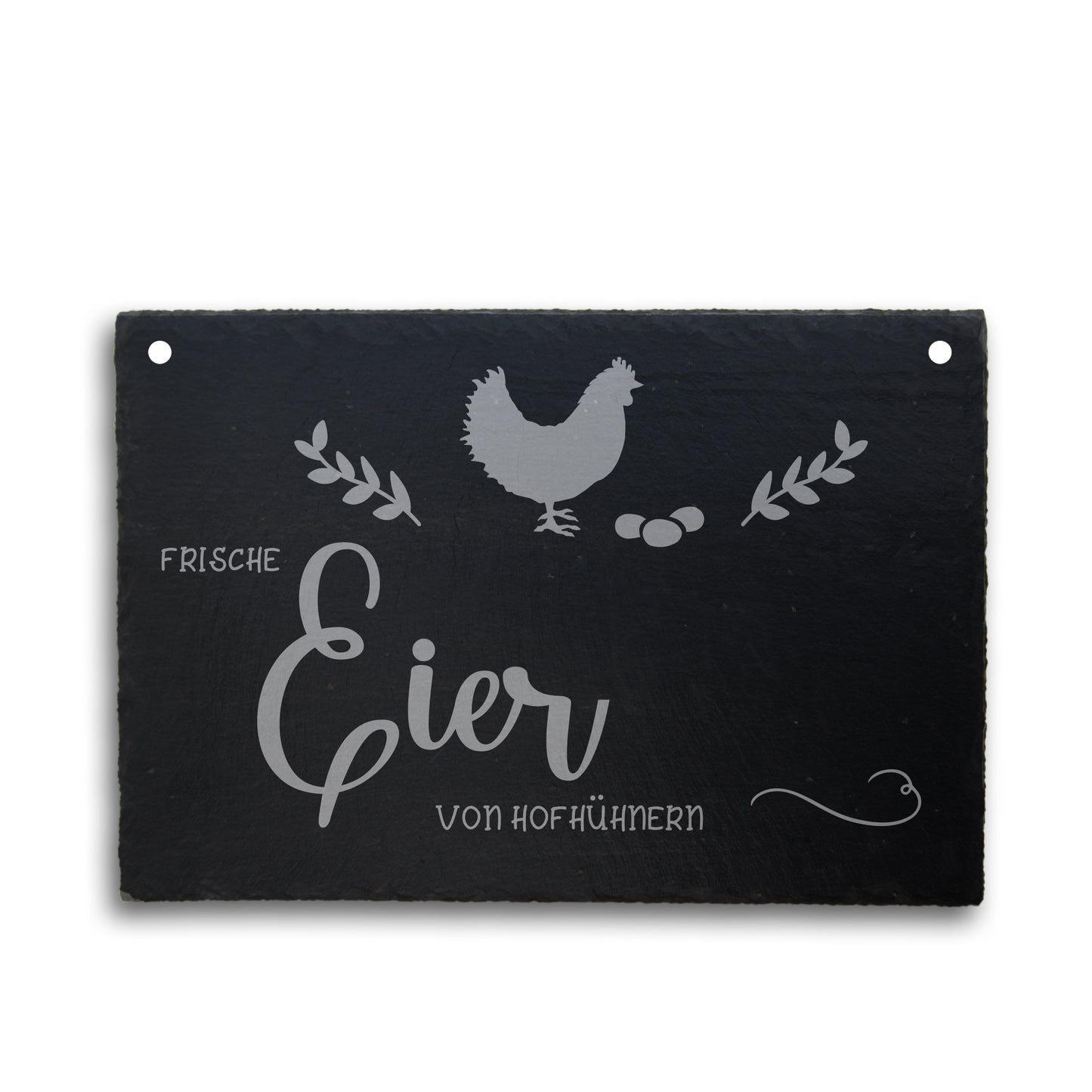 FRESH EGGS - personalized slate sign for your own farm shop