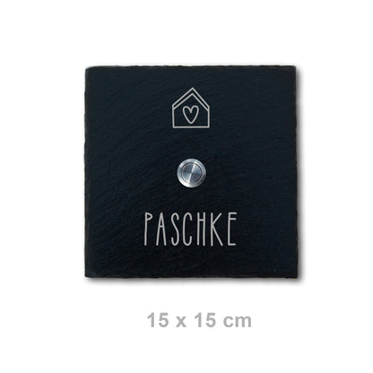 PASCHKE - Slate doorbell plate