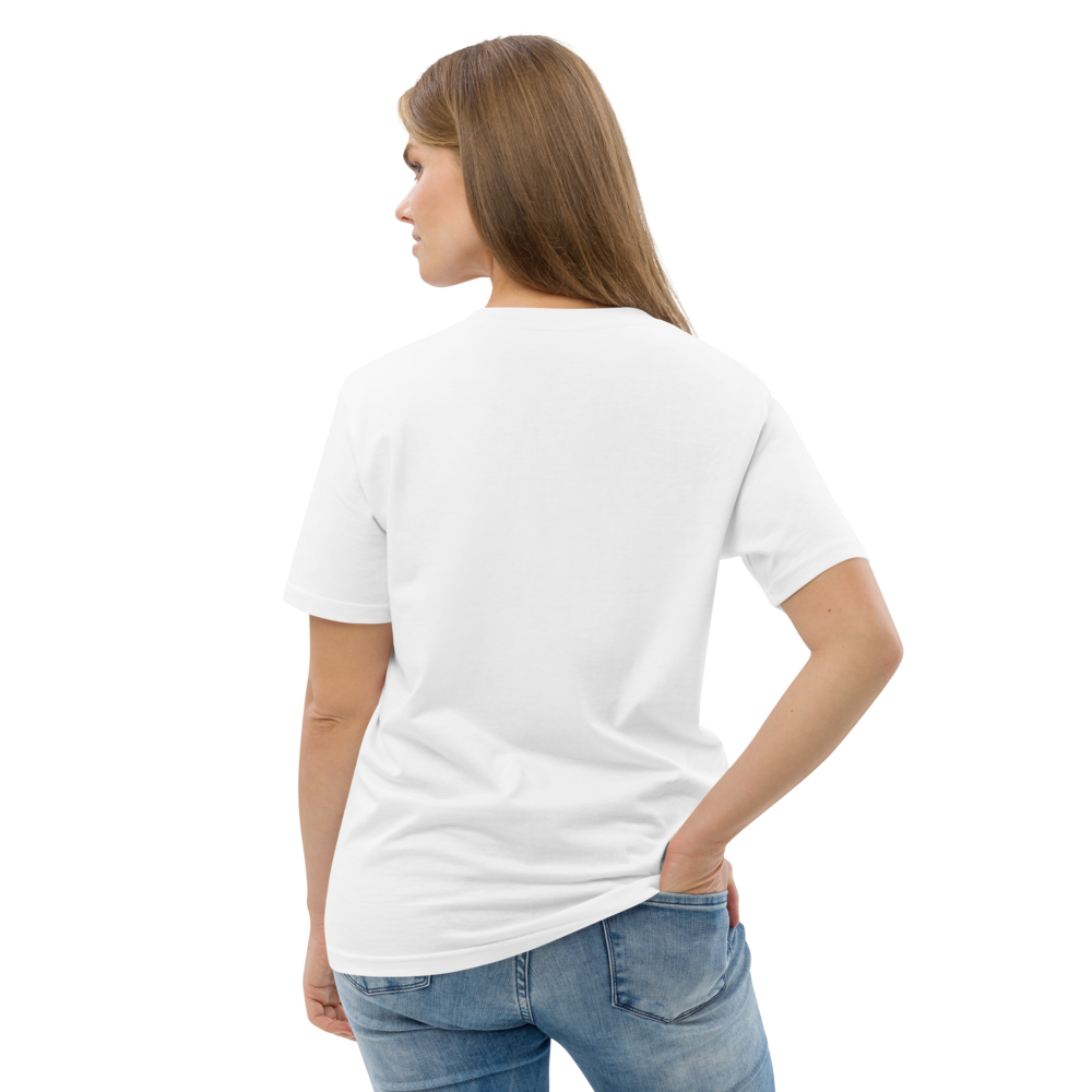 POURQUOIS? - Magnifique T-shirt unisexe en coton biologique avec un motif imprimé