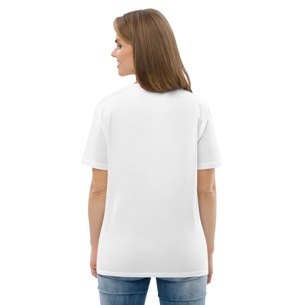 POURQUOIS? - Magnifique T-shirt unisexe en coton biologique avec un motif imprimé