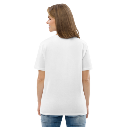 POURQUOIS? - Magnifique T-shirt unisexe en coton biologique avec un motif imprimé