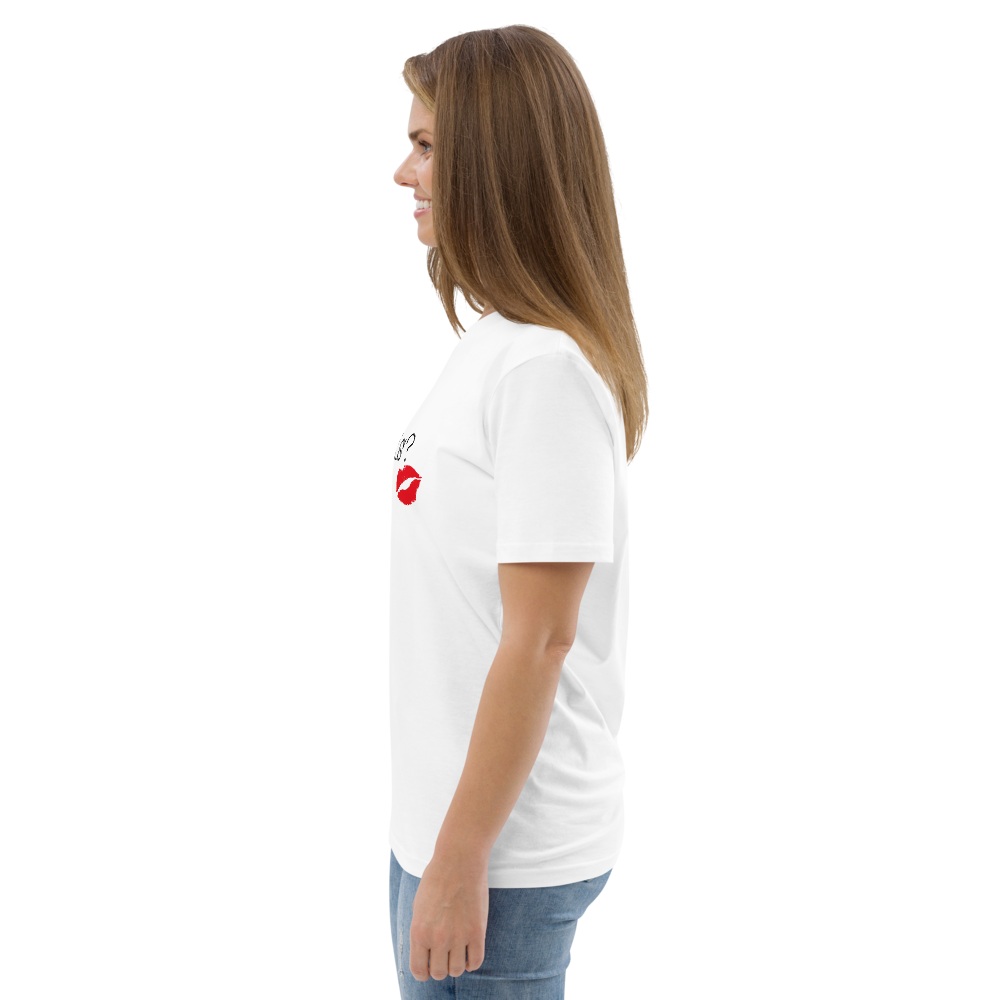 POURQUOIS? - Magnifique T-shirt unisexe en coton biologique avec un motif imprimé