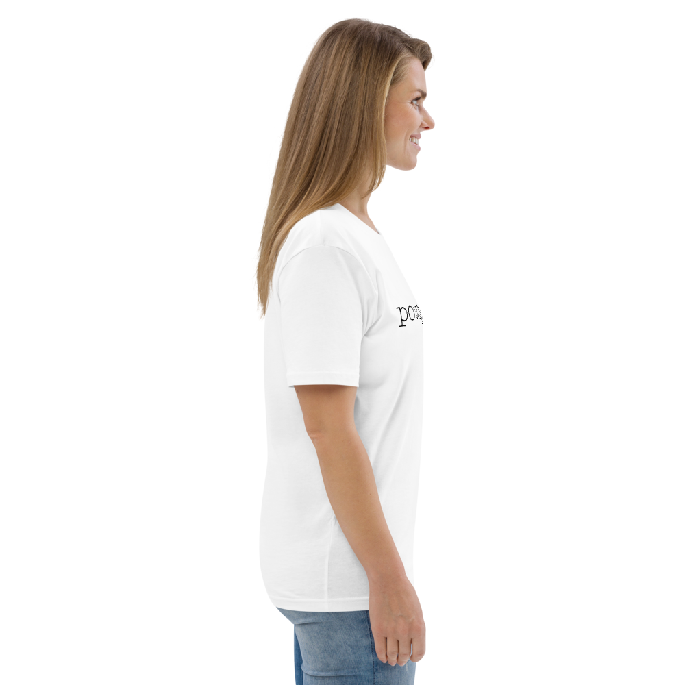 POURQUOIS? - Magnifique T-shirt unisexe en coton biologique avec un motif imprimé